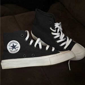 Converse Black & White High Top Sneakers